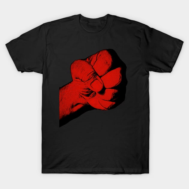 red fist of righteousness T-Shirt by huwagpobjj